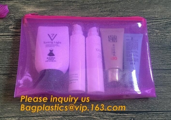 BAGEASE EVA PVC Cosmetic Bag For Women Zipper Waterproof Airline Makeup Travel Organizer Toiletry Bag Bagease Package