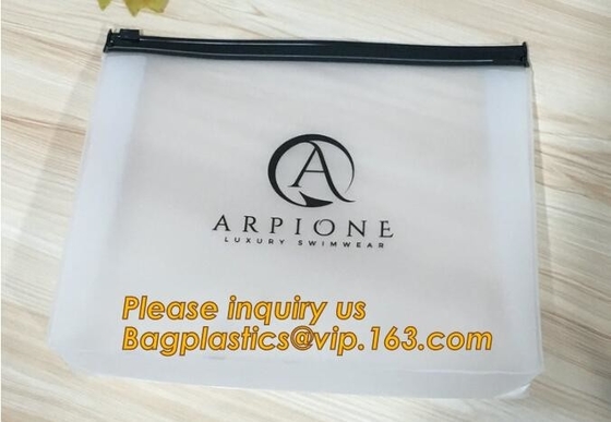 bAGPLASTICS BIO ECO Beach Bikini Swimwear Packaging Bag Pvc Zipper Bag,Eco Friendly Slider Zipper Flat Matt Plastic Bag