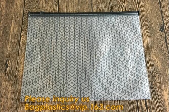 Pencil Case PVC Bag Zippered PVC Mesh Bag EVA Document File Bag,Water-Proof PVC Zipper Stationary Document Set Bags
