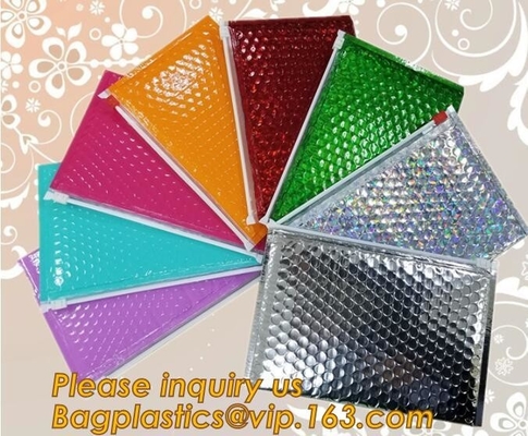 Custom k zipper bubble bag/bubble slider bag,Shielding Bag Aluminum Foil Bag Metallized Foil Bag Nylon Vacuum Bag