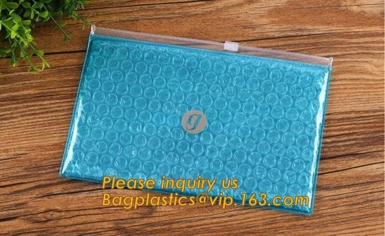Bubble k bag/bubble slider bag/bubble zipper bag customize color size printing,Bubble Padded Bag EPE/PO Film Bag E