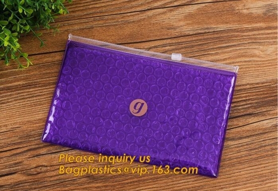 Bubble k bag/bubble slider bag/bubble zipper bag customize color size printing,Bubble Padded Bag EPE/PO Film Bag E