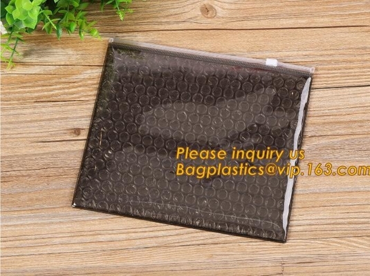 Mini small pouches k bags with slider zip plastic bags zipper bubble mailers with laser film/custom design bagease