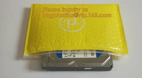 Custom Bubble k Packaging Bag Slider Padded Bag,Anti Shock Plastic PE Material Mailer Zip Lock Padded Bag /Slider