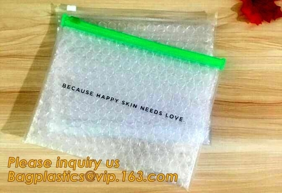 Cosmetic Slider k Bubble Bags Bubble Slide Pouch,k esd bubble bag bubble packaging wrap cosmetic pouch slide