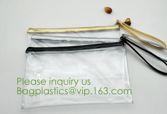 Packaging Bag Customized PVC Zipper Bag,frosted slider transparent k water proof clear pvc custom bag bags zipper