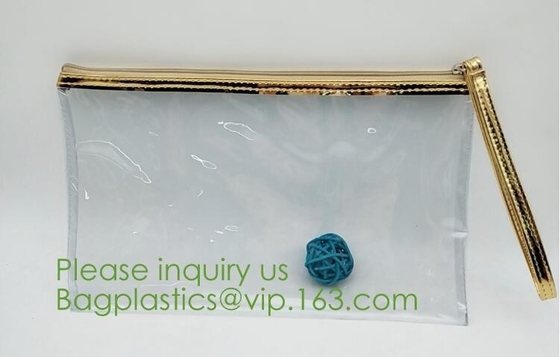 Packaging Bag Customized PVC Zipper Bag,frosted slider transparent k water proof clear pvc custom bag bags zipper