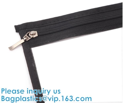 Custom Clear Zipper Pvc k Pencil Bag,Zipper Pvc Waterproof Tote Beach Bag,PVC Mesh Bag PVC Zipper Bag