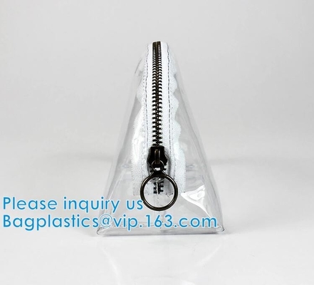 Slider Zipper Pvc Pouch Clear Vinyl Pvc EVA Swimwear Packaging Bikini Swimwear Bag Zipper Storage Bag