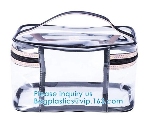 PVC Mini Plastic Cosmetic Bags , Cosmetic Tote Bags Printed Promotional Makeup Bag, Cosmetic bags, swimwearr bag