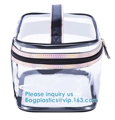 PVC Mini Plastic Cosmetic Bags , Cosmetic Tote Bags Printed Promotional Makeup Bag, Cosmetic bags, swimwearr bag