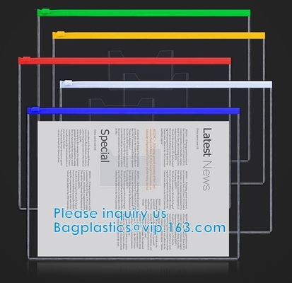 Biodegradable Slider Zipper Vinyl k Bag Slider Zipper Beach Vinyl Toiletry Zipp PVC Snap Closure