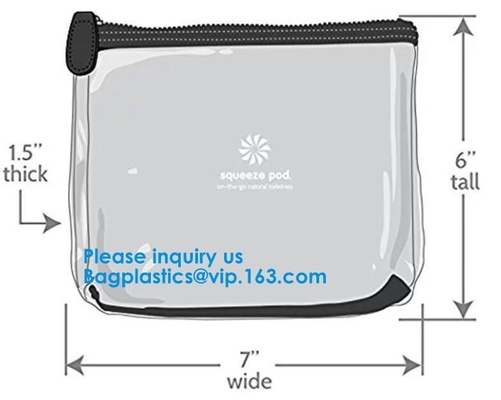Cosmetic/ Makeup/ Toiletry Clear PVC Travel Wash Bag with handle PVC/EVA/TPU/Tarpaulin/Nylon / Cotton