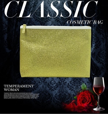 Fashion Sense Bag, Classic Cosmetic Bag, Space Utilization Travel Toiletry Organizer Zipper Closure