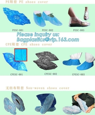 Disposable CPE Shoe Covers,blue pe disposable shoe covers plastic covers,Safety Products Equipment Indoor Disposable med
