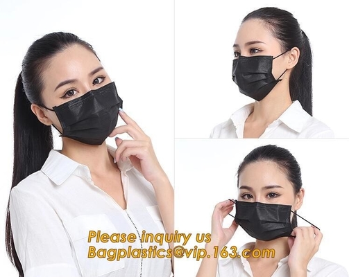 Health & Medical PP 3 Layers Competitive Price Clear Face MaskSurgical Masks Black Factory Direct Supply FDA Approval Me