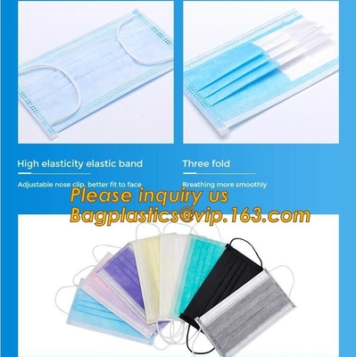 Health & Medical PP 3 Layers Competitive Price Clear Face MaskSurgical Masks Black Factory Direct Supply FDA Approval Me