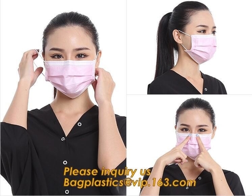 3ply Disposable Medical Face Mask for Medical&Health, Household,,Medical disposable face mask three layers sterility mas