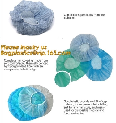 Consumable Products Medical Disposable Cap with low price,Medical Disposable non-woven hospital bouffant cap BAGEASE