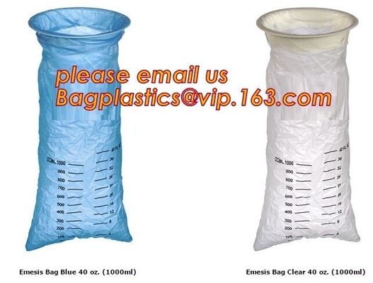 wholesale price disposable PE emesis bags,Custom logo print plastic twist and seal emesis bag sickness vomit bag bagease