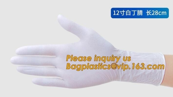 Natural Disposable Powdered Free Custom Medical Examination Latex Gloves,Powder-free non-sterile 100% natural rubber lat