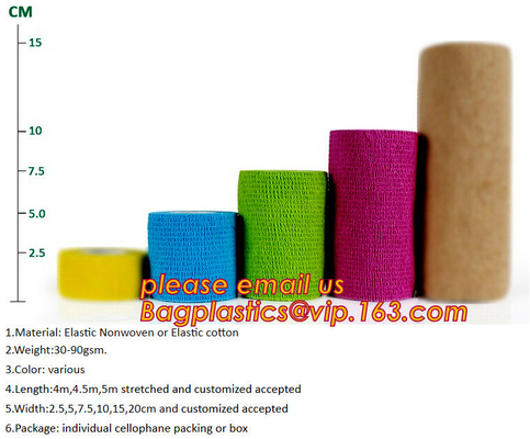 First Aid Elastic Compression Wraps Brace Knee Bandages Medical Reusable Cotton Crepe Bandage Roll Sports Wrist Wrap