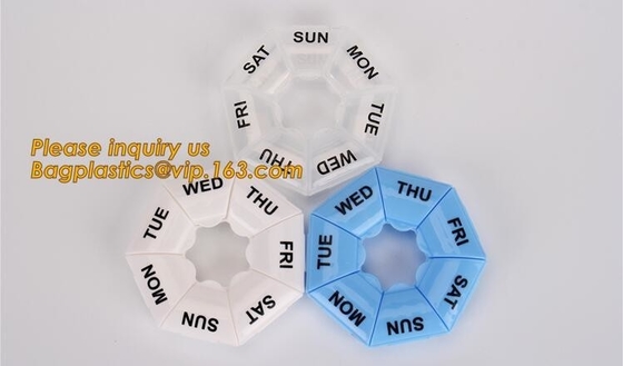 Pill Box for Pharamcy Promotion free pill box fancy weekly pill box,tablet drug color Monthly planner Compounding Medica