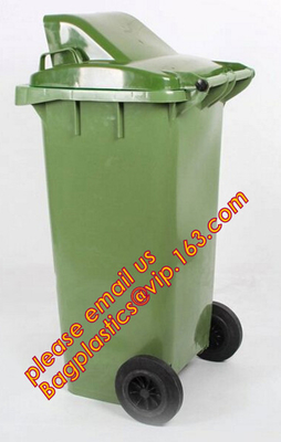 240liter plastic trash bin / waste bin, Eco-Friendly Feature and Outdoor Usage plastic garbage bin with pedal liners