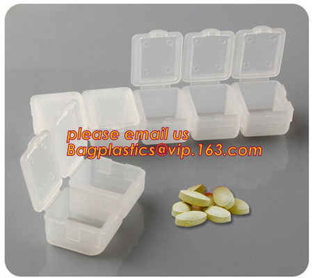 Premium 31 compartments plastic keyboard pill box for a month, Round Shape Pill box cheap candy color pill storage box w