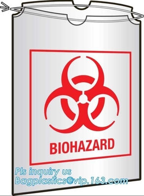 Laboratory super large sterile Biodegradable Compostable Recyclable Reusable disposable Autoclavable Biohazard Bags
