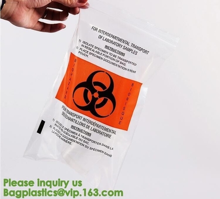 Bio Hazard Tote Bags,Stick-on Red Bio Hazard Waste Bags 6" x 6" 200/Bx,Shop Bio Hazard Shoulder bags online bagease pack