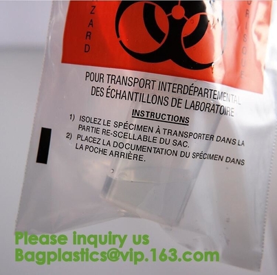 Bio Hazard Tote Bags,Stick-on Red Bio Hazard Waste Bags 6" x 6" 200/Bx,Shop Bio Hazard Shoulder bags online bagease pack