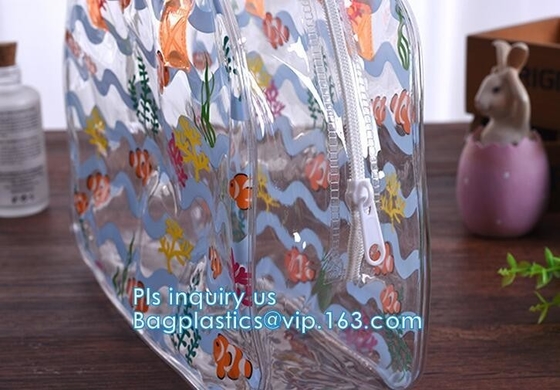 pvc shoulder bag large capacity tote bag for women, laser shoulder bag pvc leather tote bag, Studded Clear Tote/PVC shou