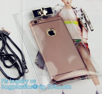 Transparent Clear Bag Wallet Purse, Clear rubber tote bag zipper wallet pvc beach bag, travel wallet PVC clear giant pas