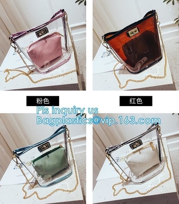 waterproof promotional clear tote pvc handle shopping bag, PVC mat waterproof reusable tote shopping bags, summer soft p