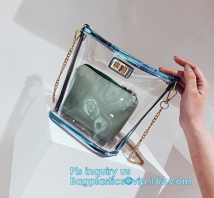 420D PVC Travel pouch shopping shoulder bag large capacity beach bag, handled PVC non-woven shopping bags, handle handy