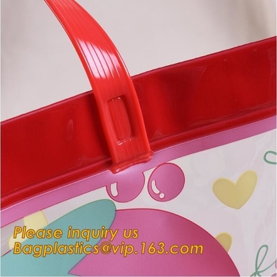 Factory price gift and shopping bags with handles customized pvc bag,Custom Transparent Candy Handle Bag Wholesale Clear