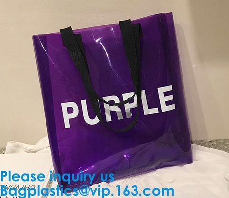 Waterproof PVC Transparent Tote Hologram Laser Bag,Hologram Laser PVC Shoulder Women tote Bag Shopping Bag For Women