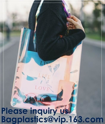 Women Handbag Laser Hologram Leather Shoulder Bag Brand New Lady Single Shopping Bags Large Capacity Casual Tote Bolsa S