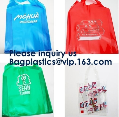 Heavy-duty Clear Transparent PVC Shopping Bag,Fashion Transparent Pvc Coated Canvas Shopping Bag, Bagease, Bagplastics
