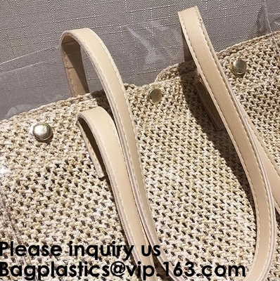 EVA Logo Printed Mini Tote Bag Fashion Plastic Lady's Shopping Hand Bag Custom Printed EVA Tote Bag, Bagease, Bagplastic