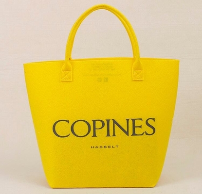 Durable Felt Tote Shopping Bag Wholesale Custom Felt Tote Bag,beach bag, Document wool organizer tote felt bag