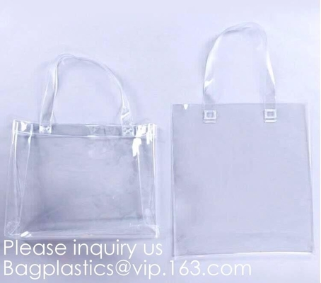Eco-Friendly, OEM, Promotional, Shopping, Cosmetic Travelling Bag,Plastic PVC Shopping Tote Bag fashion large capacity w