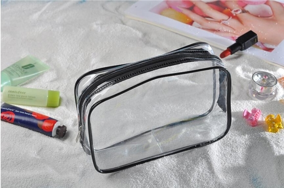 waterproof hanging toiletry bag for travel, Vinyl Transparent PVC Cosmetic Bag /Clear Toiletry Bag/PVC Travel Makeup Bag