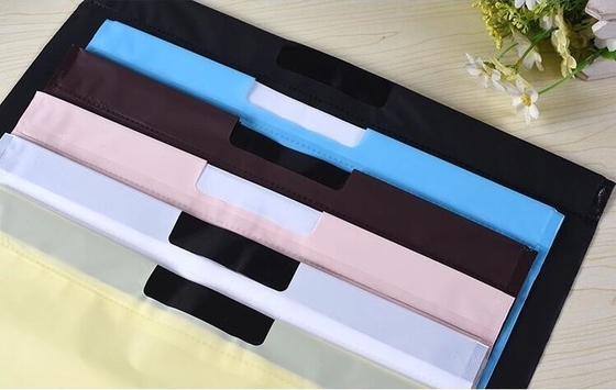 Promotion hanging waterproof drawstring compostable Beam Mouth PE Plastic Clothes Drawstring Shopping Bags