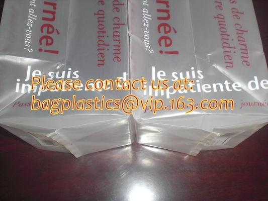 Recyclable Carry Bag Die Cut Handles, No Gusset, Strong, Durable, And Tear Resistant Bags Perfect For Retail, Boutiques