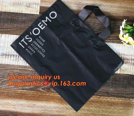 Biodegradable Handles & Cardboard Bottom, Merchandise Bags, Food Service Bags, Take Out Bags, Gift Bags Bulk