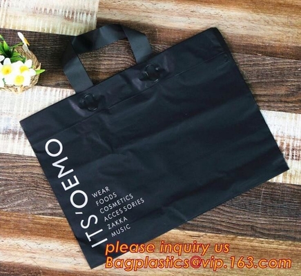 Biodegradable Handles & Cardboard Bottom, Merchandise Bags, Food Service Bags, Take Out Bags, Gift Bags Bulk