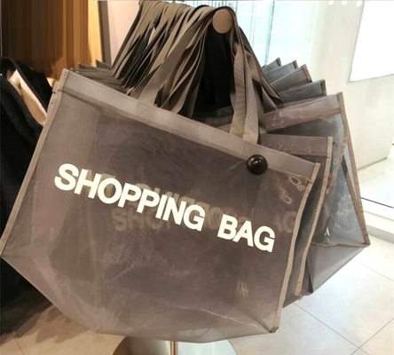 Reusable Grocery Tote Large Mesh Shopping Bag Nylon Grocery Tote Garment Accessories Mesh Beach Bags, Grocery Produce To
