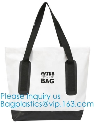 Reusable Washable Waterproof PVC Tarpaulin Tote Bag Recycled Pvc Tarpaulin Shopping Bag Coated Tarpaulin